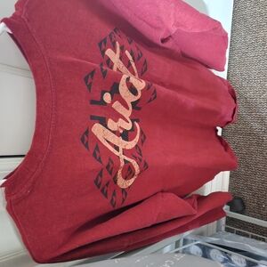 Red Graphic Sweatshirt